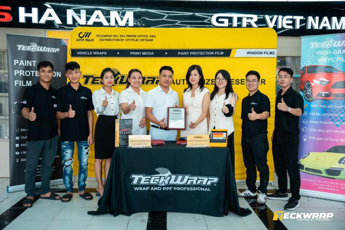 Lễ ký kết hợp tác Autocare 365 Hà Nam và TeckWrap