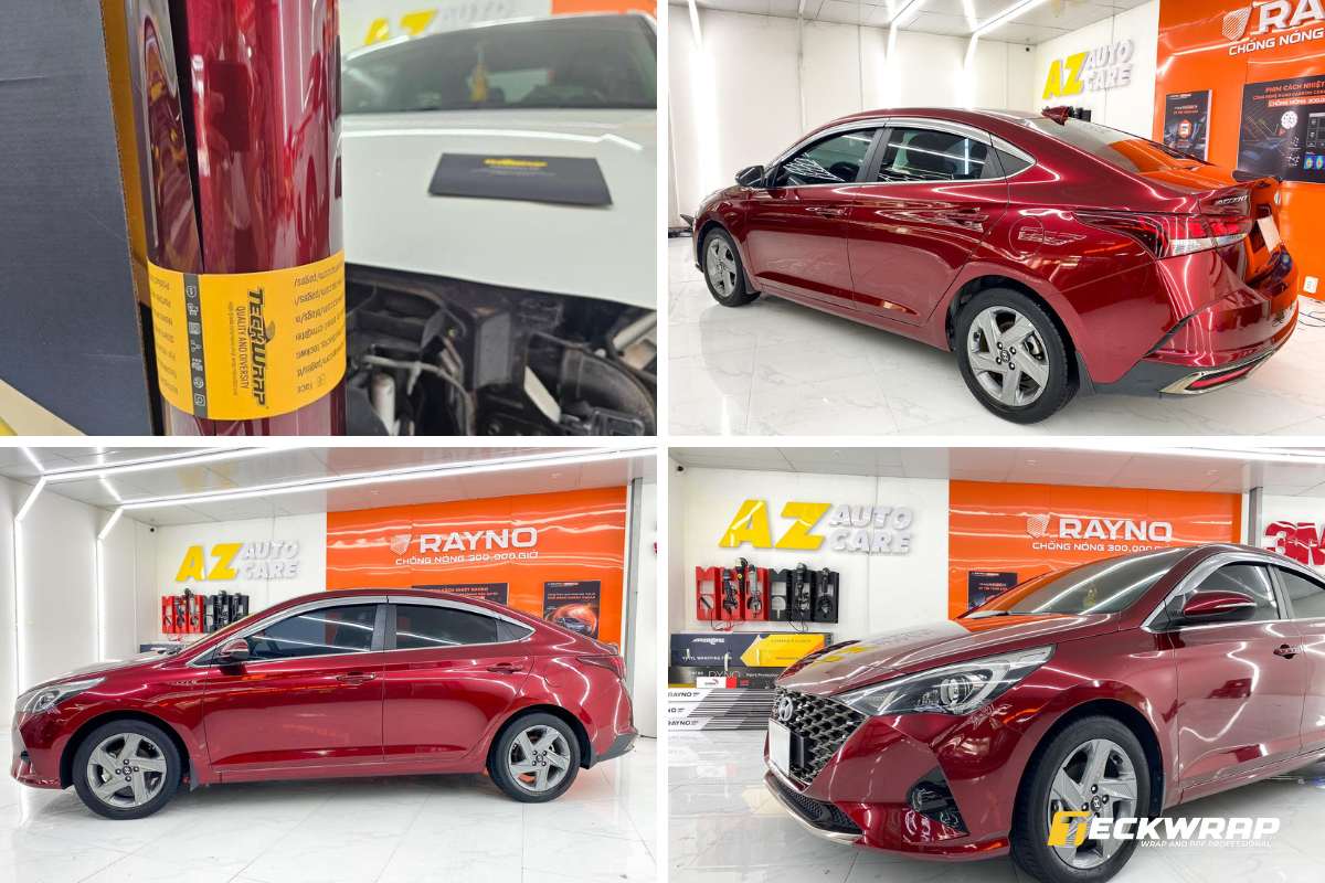 Thi công dán decal đổi màu xe ô tô tại đại lý chính hãng TeckWrap