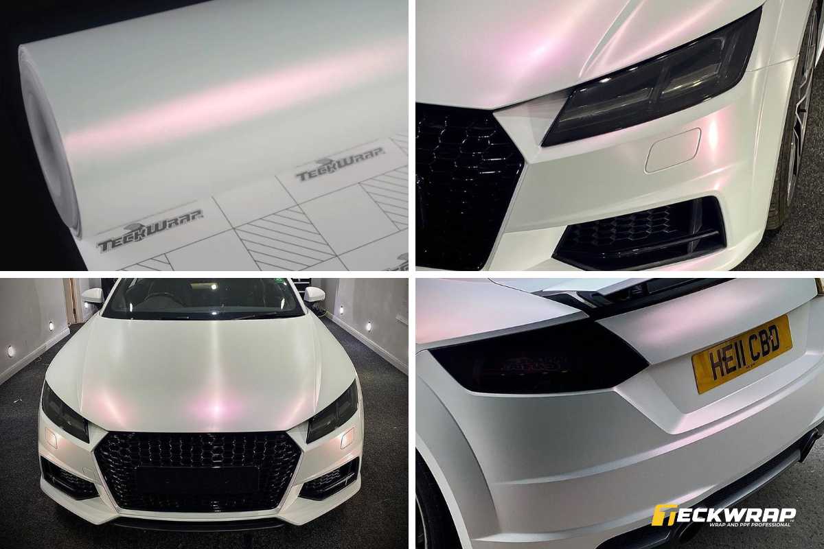 Decal Trắng chuyển sắc mã CK904 Rosaline Satin