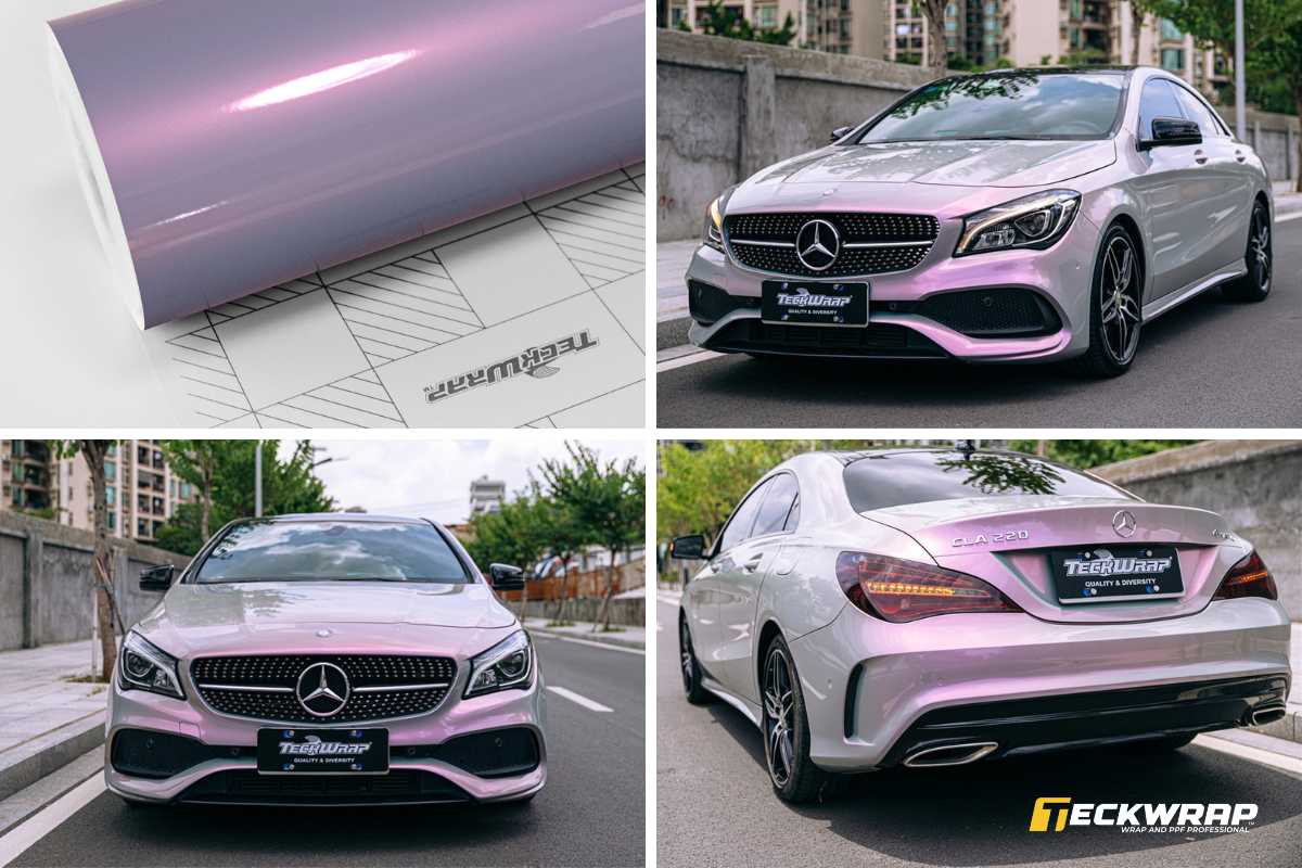 Dán đổi màu decal Super Glitter mã DS03G Silver Sunset