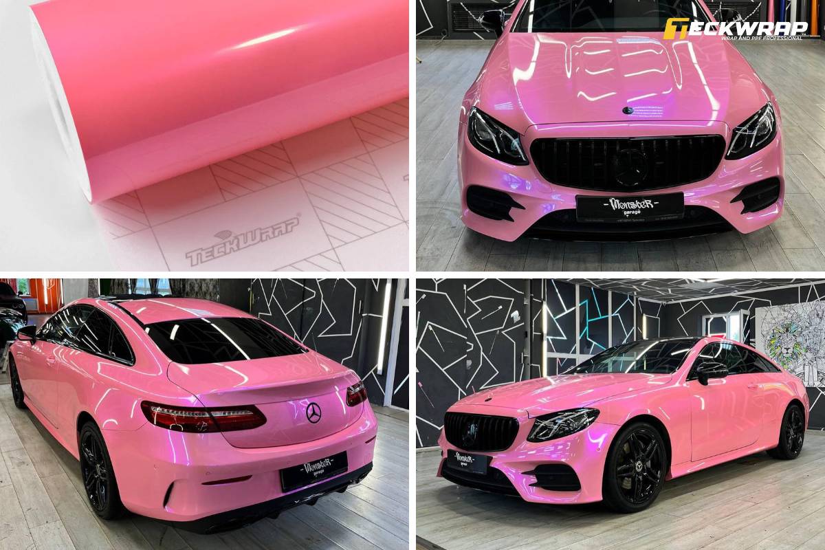 Decal ô tô màu hồng Wild Heather (DS05-HD)