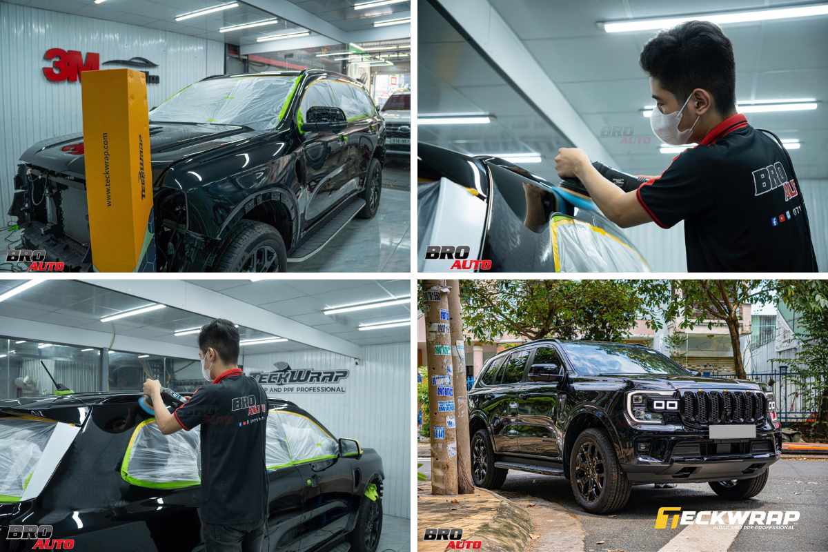 Dán PPF TeckWrap đạt chuẩn tại BROAUTO chi nhánh TP. HCM