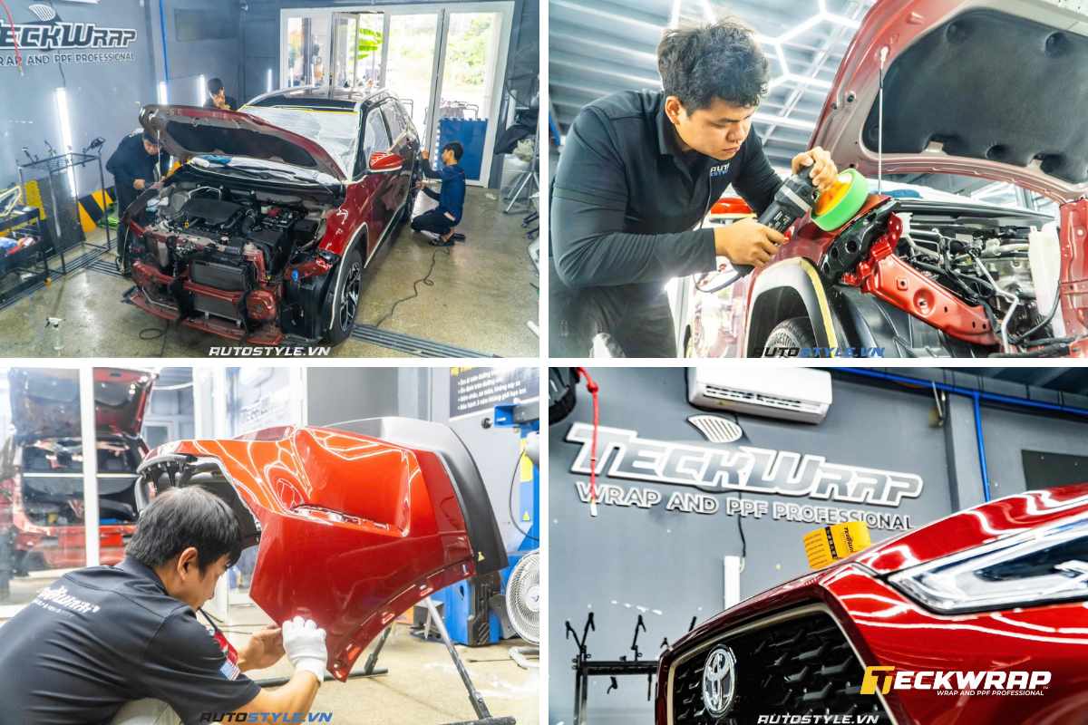 Quy trình dán PPF TeckWrap tại Auto Style