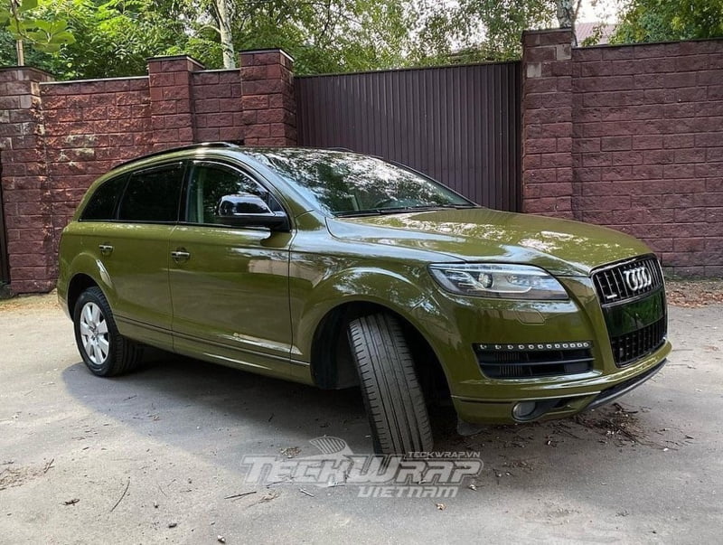 TeckWrap CG29 HD 2 Audi Q7 dán decal đổi màu TeckWrap CG29-HD Khaki Green