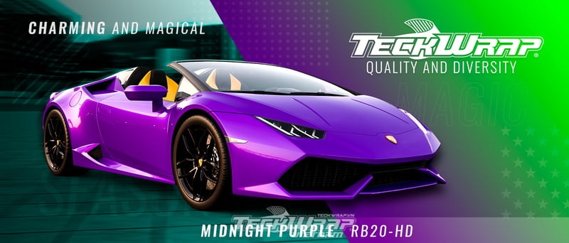 TeckWrap RB20 HD 5 Tình yêu giữ mùa thu với TeckWrap RB20-HD Midnight Purple