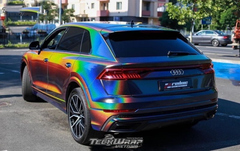TeckWrap Vietnam RD11G 3 Audi dán decal đổi màu chuyển sắc TeckWrap RD11G Rainbow Vorte