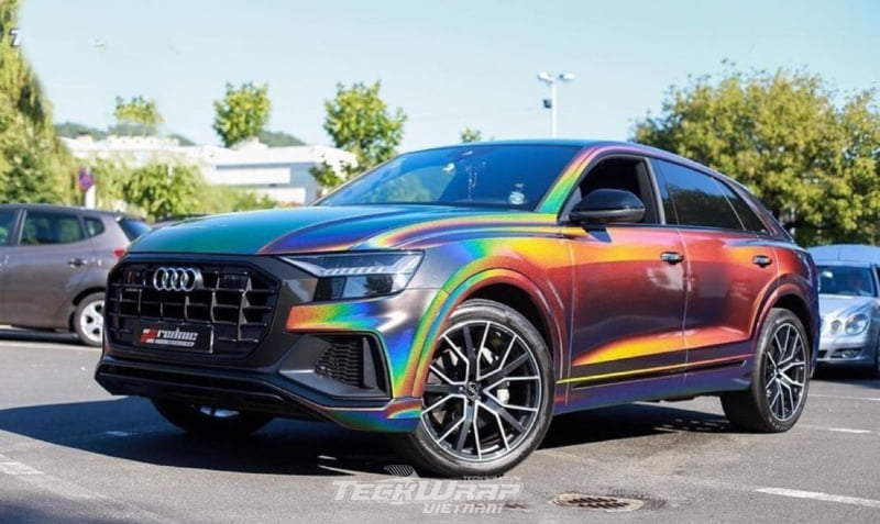 TeckWrap Vietnam RD11G 8 Audi dán decal đổi màu chuyển sắc TeckWrap RD11G Rainbow Vorte