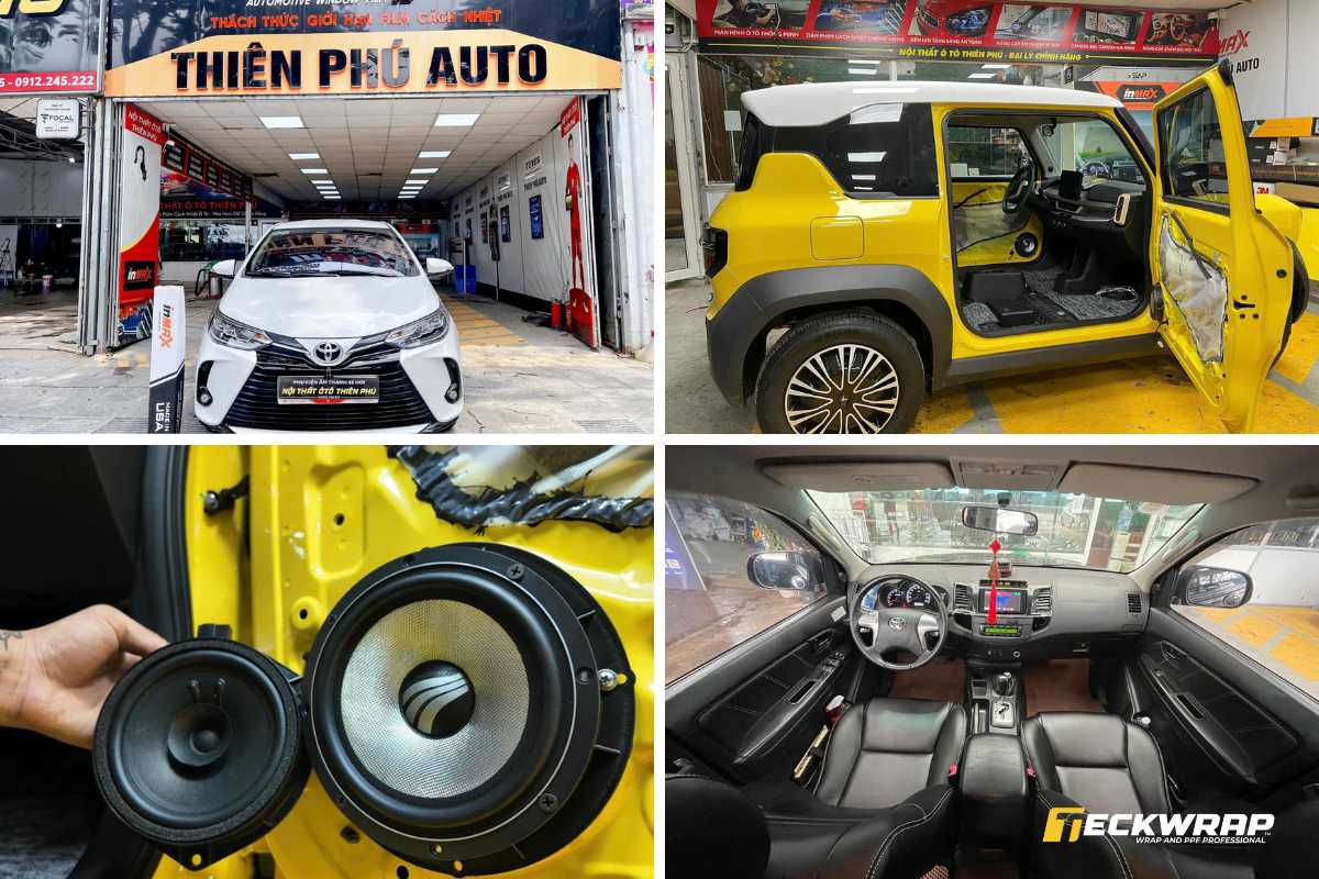 Thiên Phú Auto mang đến đa dạng dịch vụ chăm sóc và độ xe ô tô ở Hà Nội